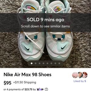 🚨🚨🚨 SOLD ON MERCARI🚨🚨🚨Airmax 98